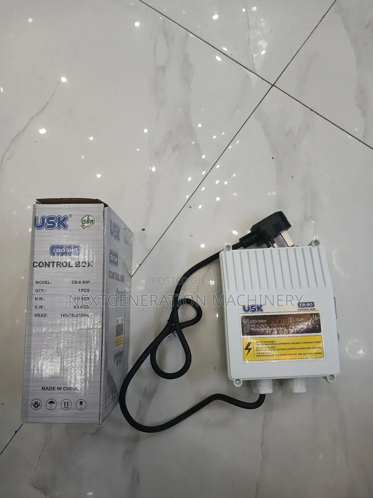 Usk Control Box 0.5hp