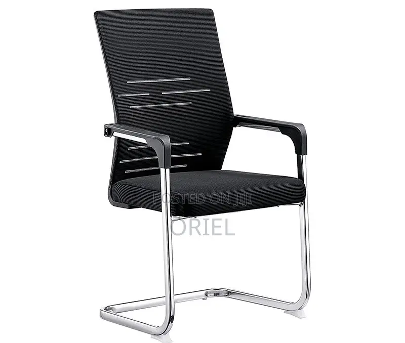 Office Chair : Chrome Base Office Visitor Chair