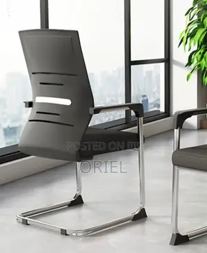 Office Chair : Chrome Base Office Visitor Chair