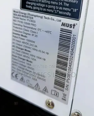 Must Solar Hybrid Inverter 10kva 48v