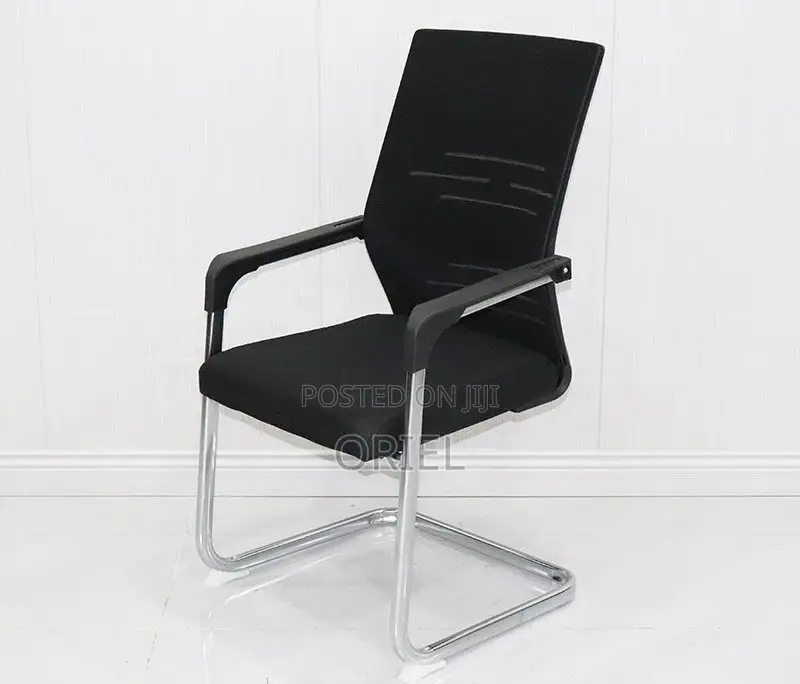 Office Chair : Chrome Base Office Visitor Chair