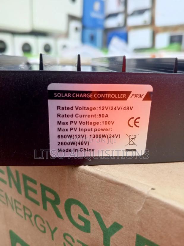 50a Solarpex Solar Charge Controller 12v/24v/48v - thumbnail 3