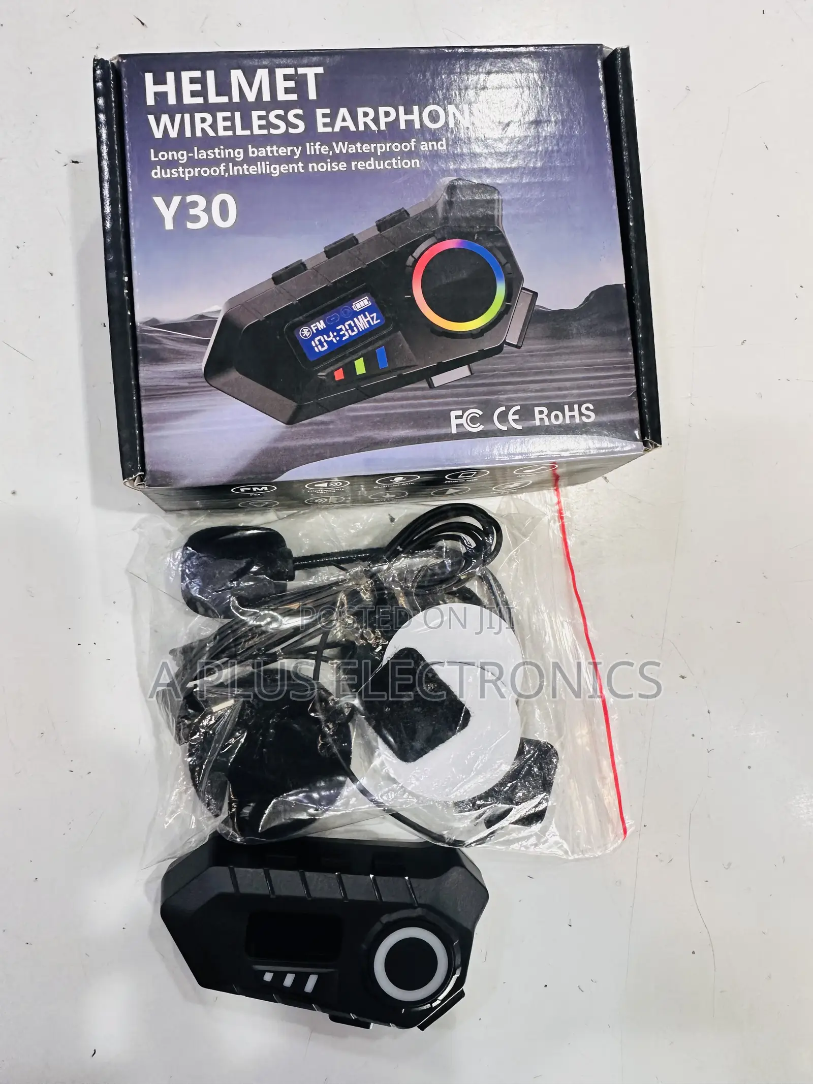 Y30 Helmet Wireless Earphone – Perfect for Bikers Cyclists