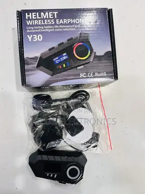 Y30 Helmet Wireless Earphone – Perfect for Bikers Cyclists
