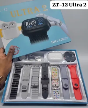 Zt-12 Ultra 2 7 in 1 Smart Watch Plus Free Earpods