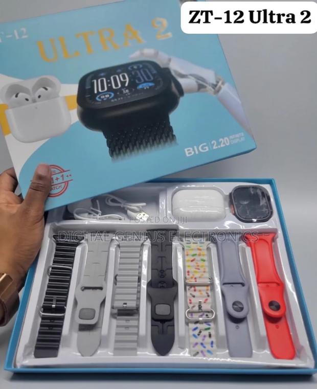Zt-12 Ultra 2 7 in 1 Smart Watch Plus Free Earpods