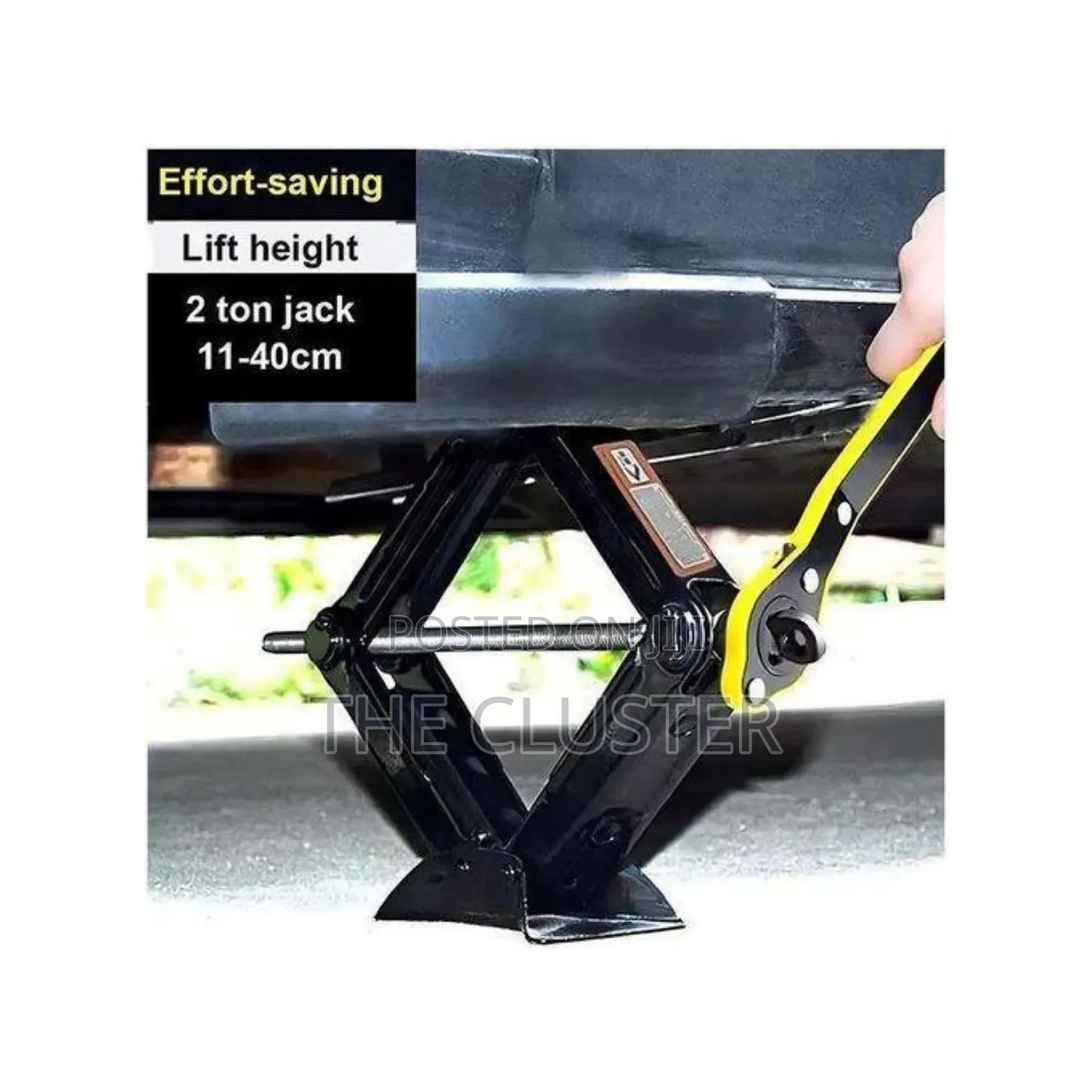 2 Ton Scissor Car Jack – 109-380mm Lift Range