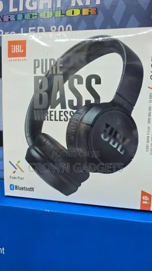 JBL 510 Over-Ear Headphones Stereo Sound Comfortable Fit