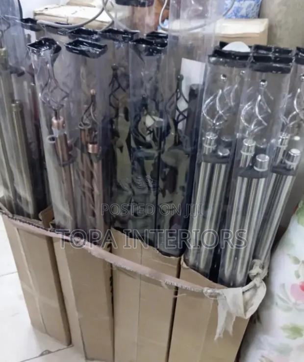 2m Single Imported Adjustable Drapery Curtain Rod Sets - main view