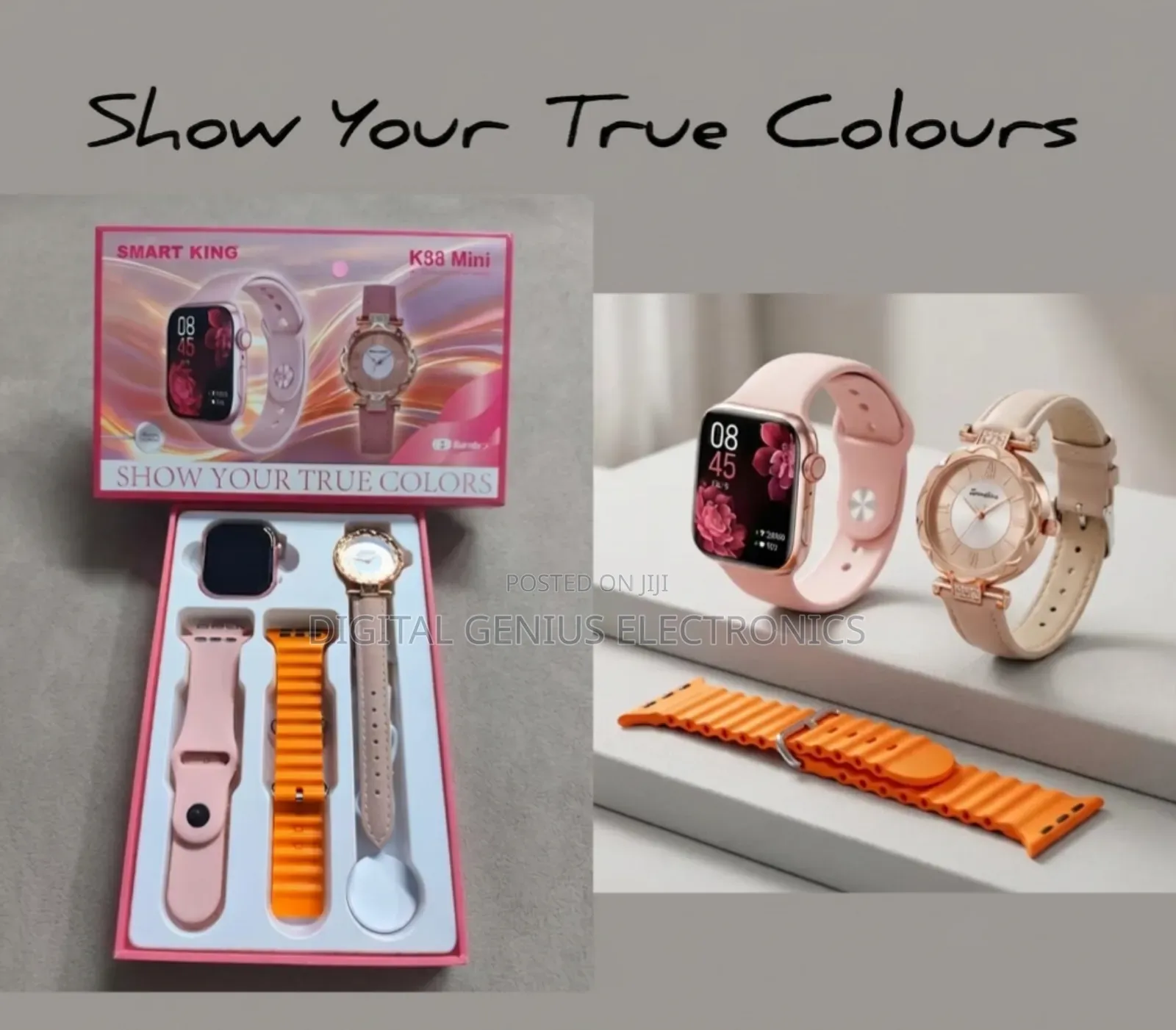 Smart Watch Plus Wrist Watch Set
