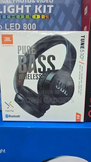 JBL 510 High-Quality Stereo Headphones for Music Calls