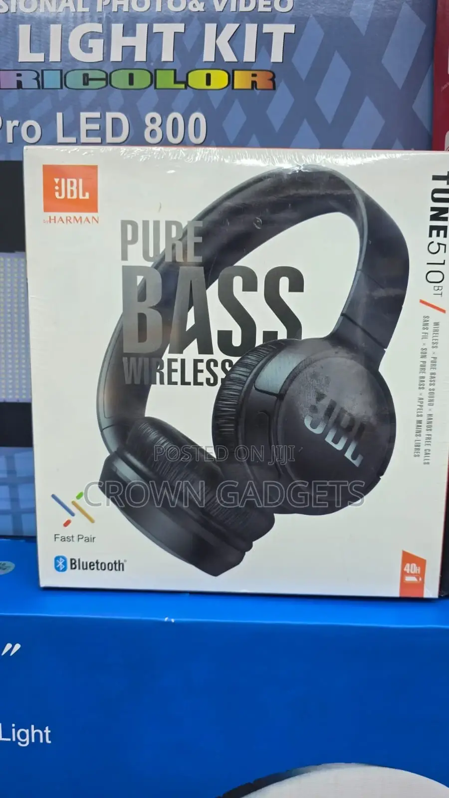 JBL 510 High-Quality Stereo Headphones for Music Calls