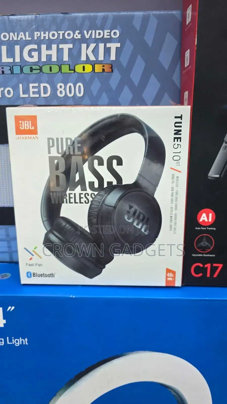 JBL 510 High-Quality Stereo Headphones for Music Calls