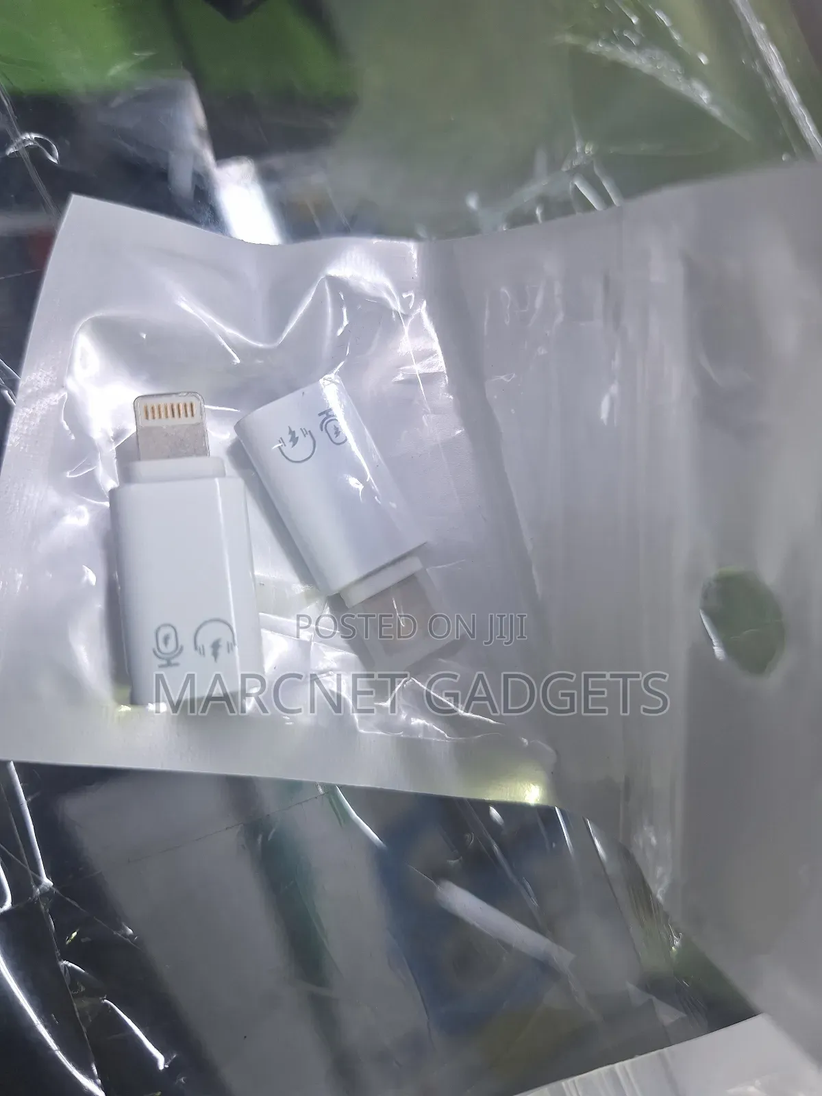 iPhone Lightning to Type C Female Converter Microphone Earphone Charge