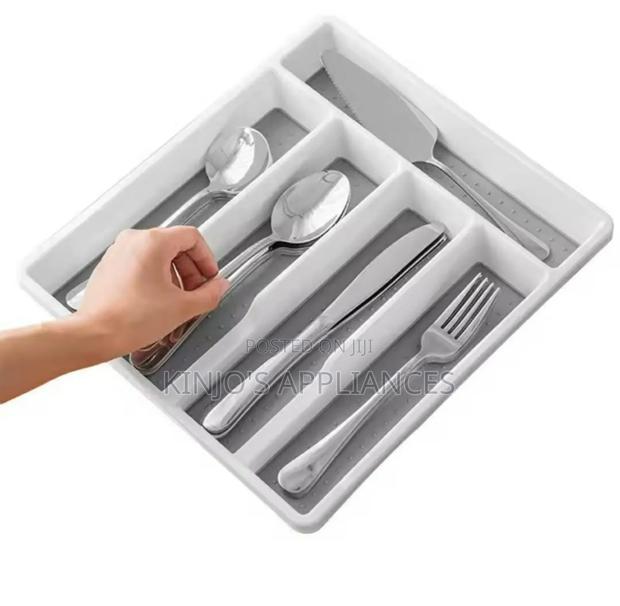 Plastic Non Expandable Cutlery Drawer Organizer
