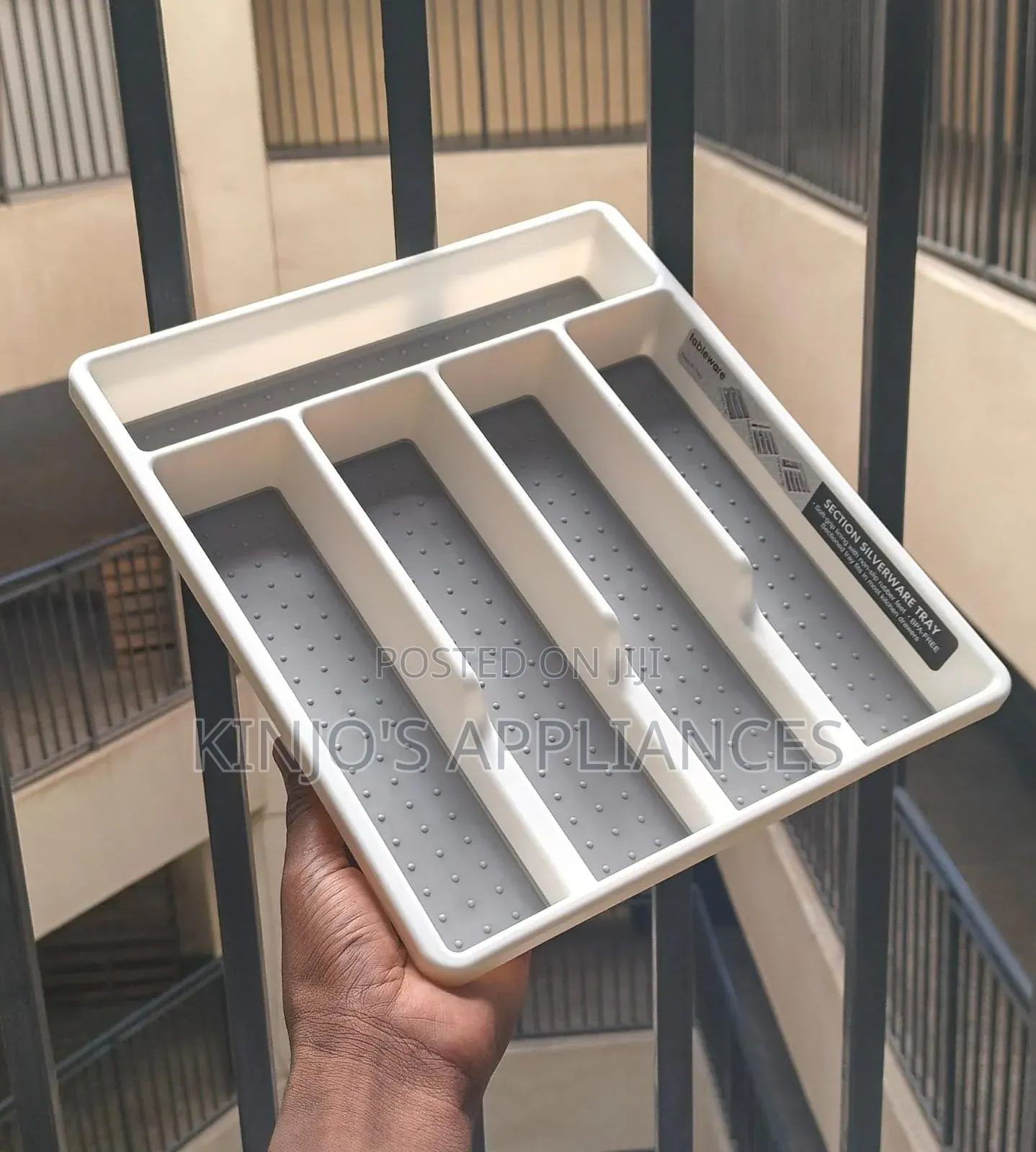 Plastic Non Expandable Cutlery Drawer Organizer
