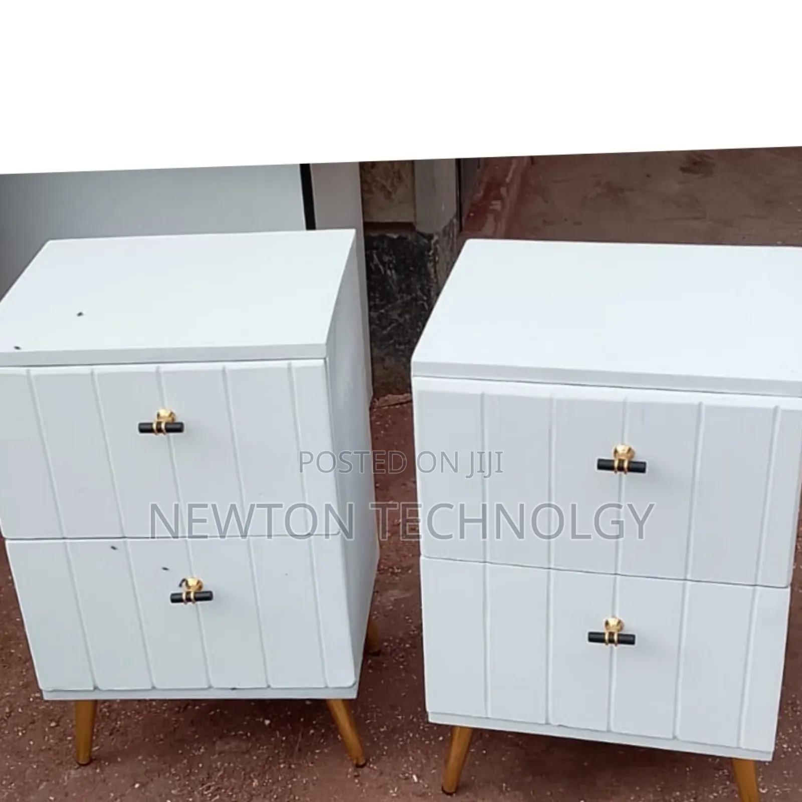 Executive Bed Side Drawer Cabinet -White