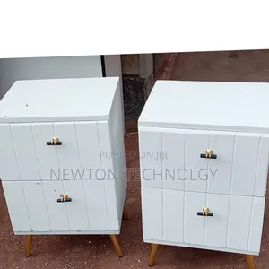 Executive Bed Side Drawer Cabinet -White