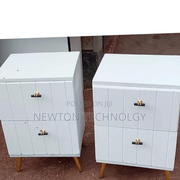 Executive Bed Side Drawer Cabinet -White