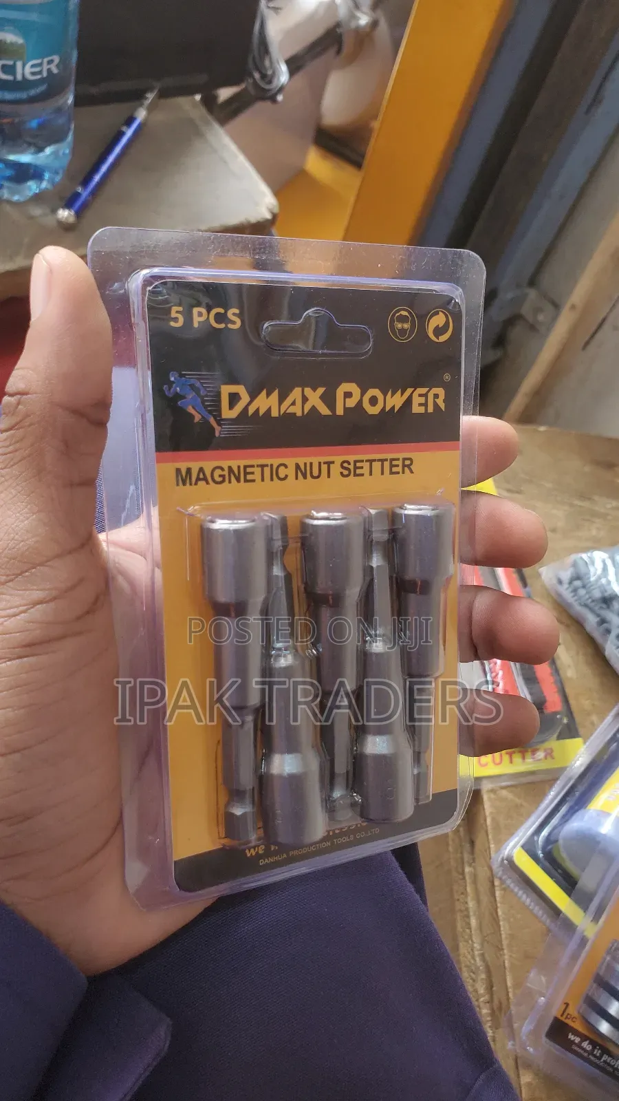 5 PCS 10mm Quick-Change Hex Shank Magnetic Nut Setter Driver Drill Bit