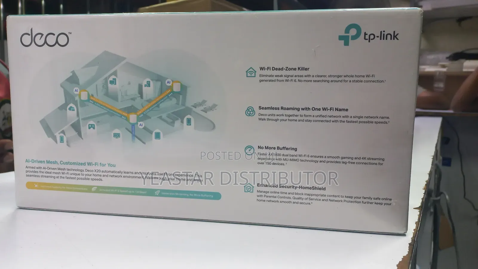 Tp-Link Ax1800 Deco X20 (3 Pack)