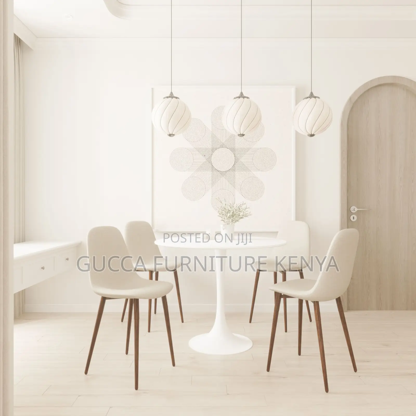 Tulip Style Kitchen Round Dining Table