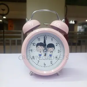 Children's Twin-Bell Bedside Alarm Clock, Retro Twin-Bell Style