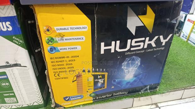 Husky Tall Tibular Solar Battery 250ah 12 V