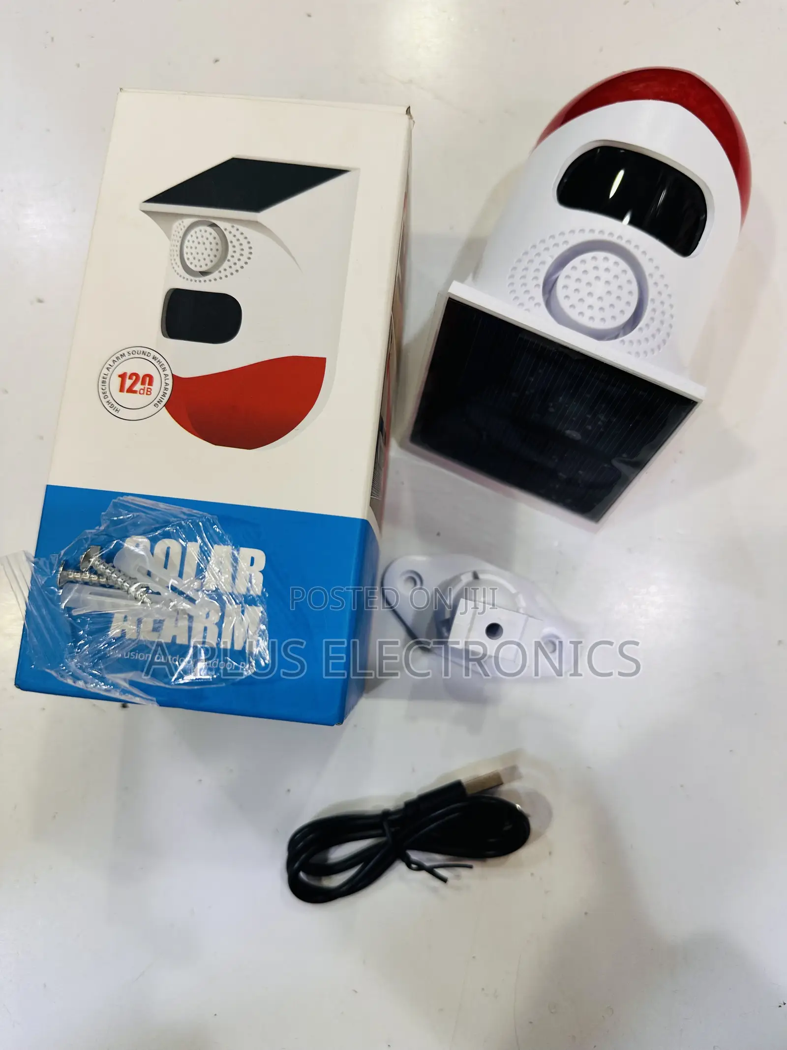 Solar Wall Alarm – Motion Detector With Loud Siren