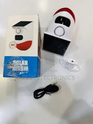 Solar Wall Alarm – Motion Detector With Loud Siren