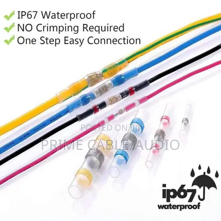 Insulated Waterproof Self-Soldering Terminal Connector (4–6mm)