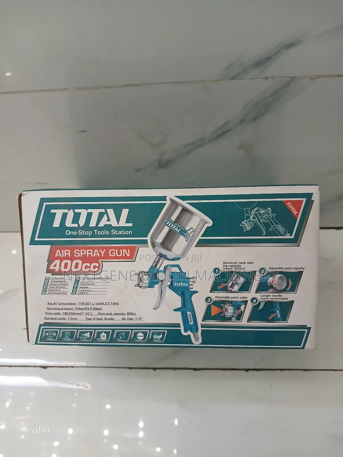 Total Air Spray Gun 400cc