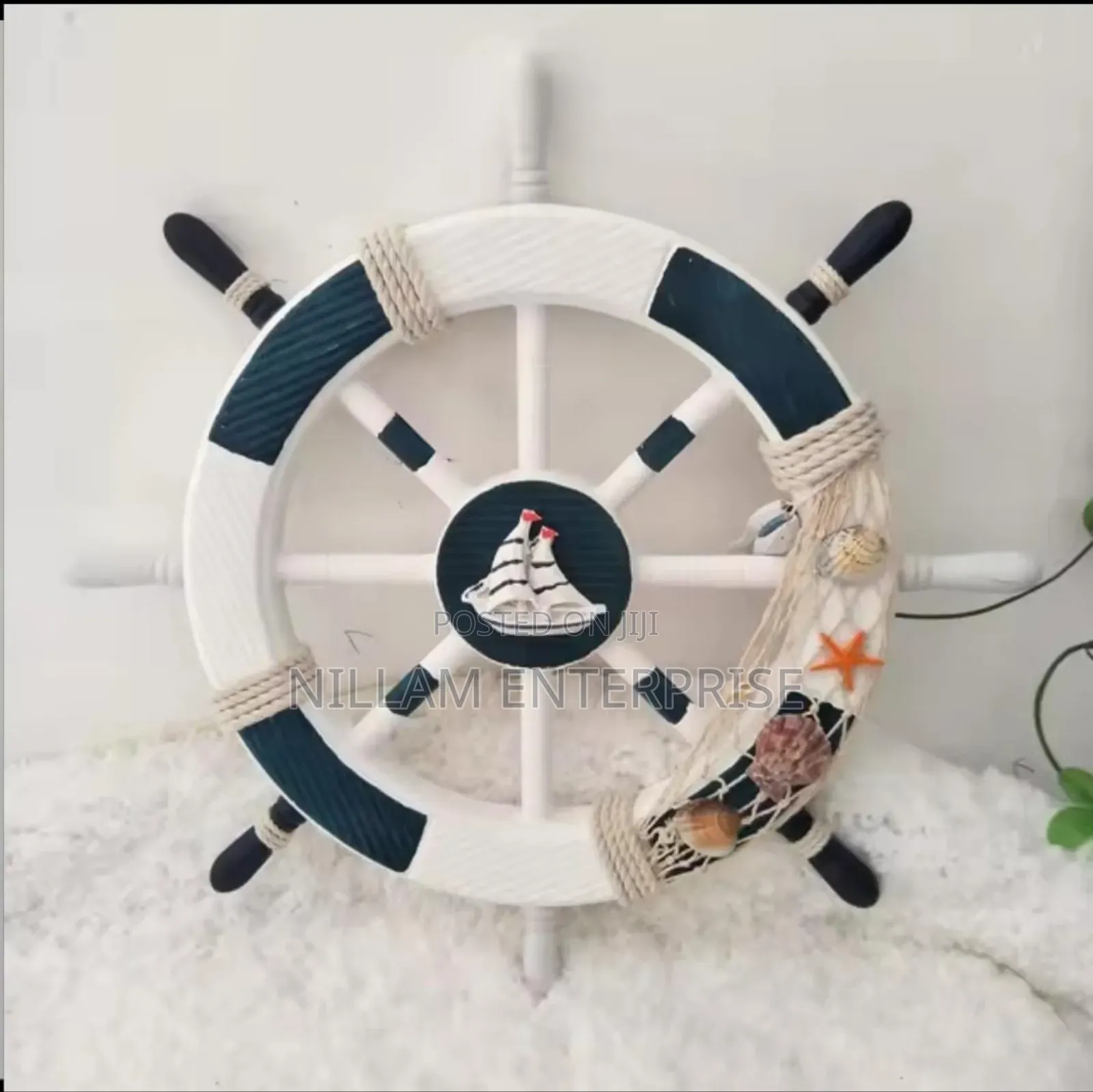 Handcrafted Decorative Nautical Ship Wheel
