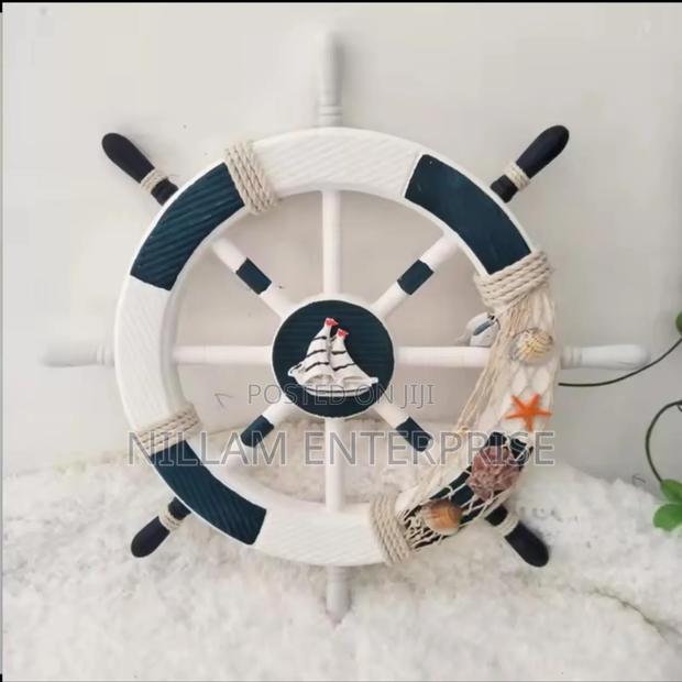 Handcrafted Decorative Nautical Ship Wheel - thumbnail 3