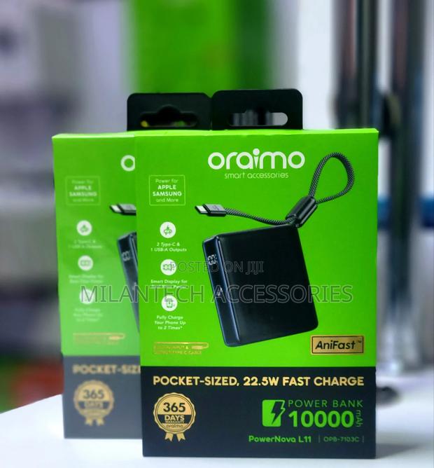 Oraimo Powernova L11 Opb-7103c Fast Charging Power Bank - main view