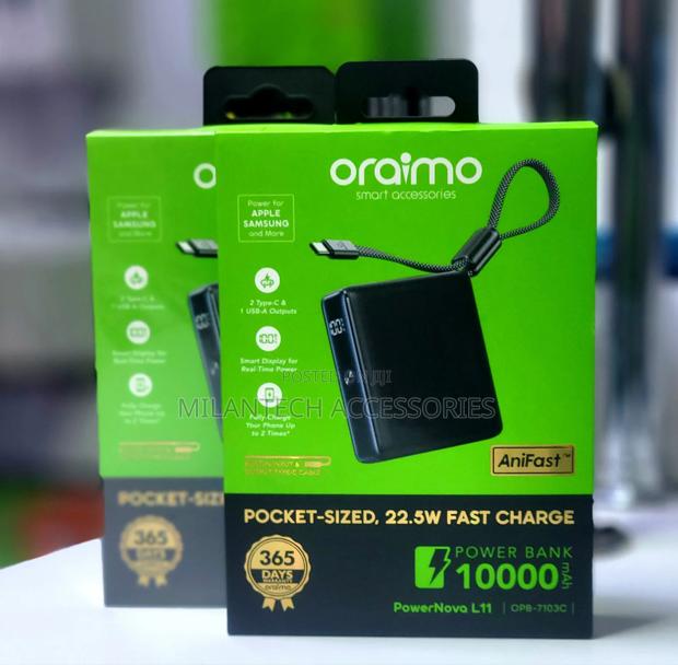 Oraimo Powernova L11 Opb-7103c Fast Charging Power Bank - thumbnail 2