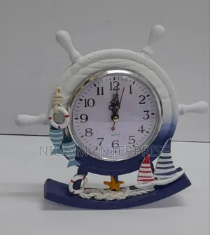 Wooden Photo Frame + Swing Clock Ornament ~2 in 1