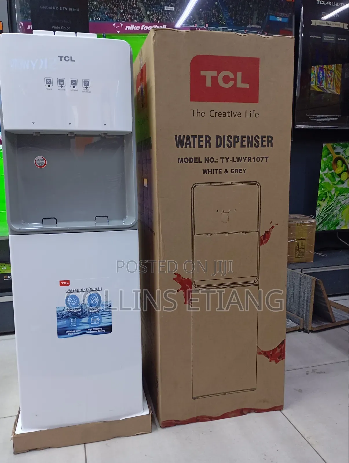 TCL Water Dispenser Ty-Lwyr107t – Bottom Load, Hot Cold, Child-Safe