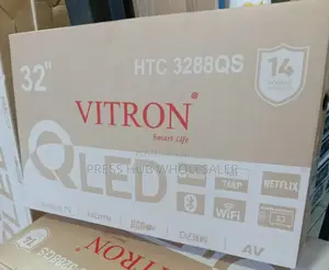 Vitron 32-Inch Qled Smart Android Frameless Tv,*