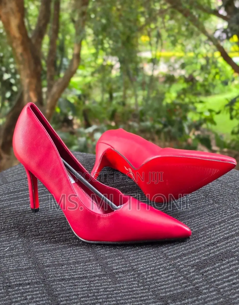 Classic Pointed-Toe Stiletto Red Bottom Pumps