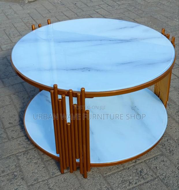 White Cocktail Table - main view