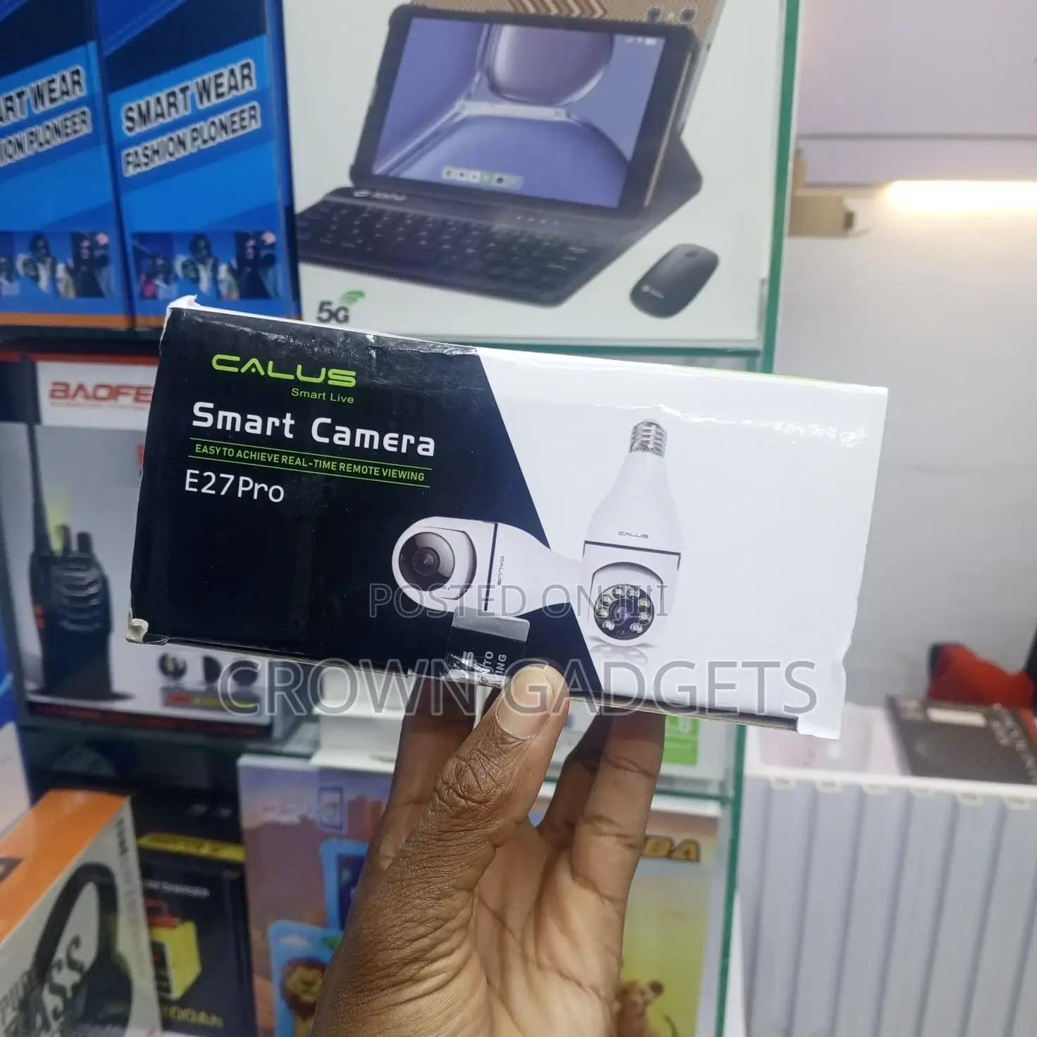 Calus E27 Pro Wifi Nanny Cam Bulb Camera.