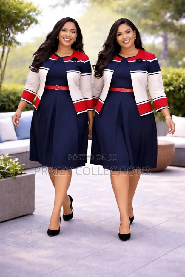 Classy Skater Dress+Coat - main view