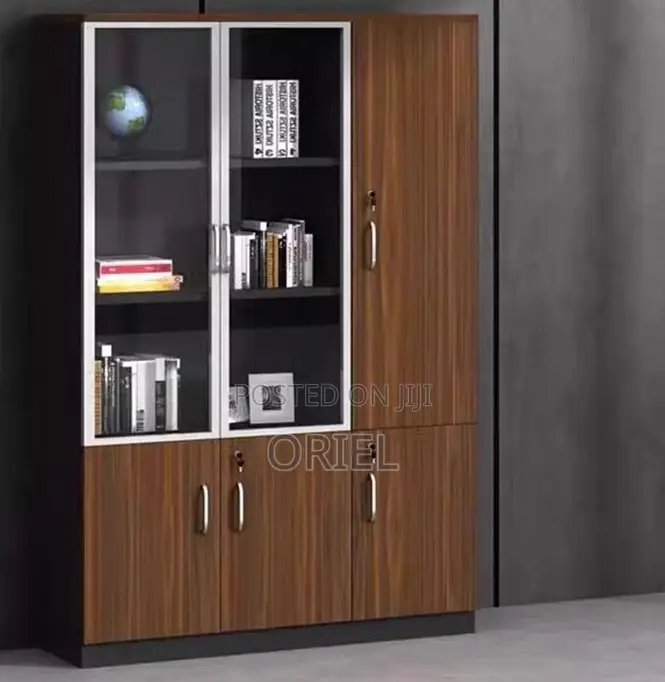 Modern Office Cabinet : Office 3-Door Wooden Filing Executive Cabinet