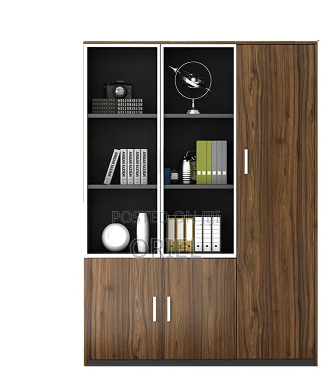 Modern Office Cabinet : Office 3-Door Wooden Filing Executive Cabinet