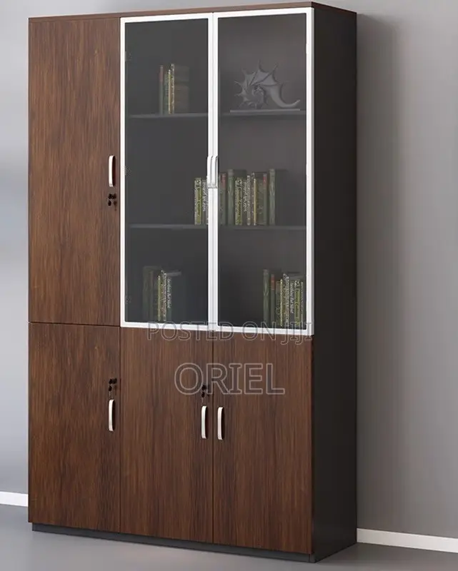 Modern Office Cabinet : Office 3-Door Wooden Filing Executive Cabinet