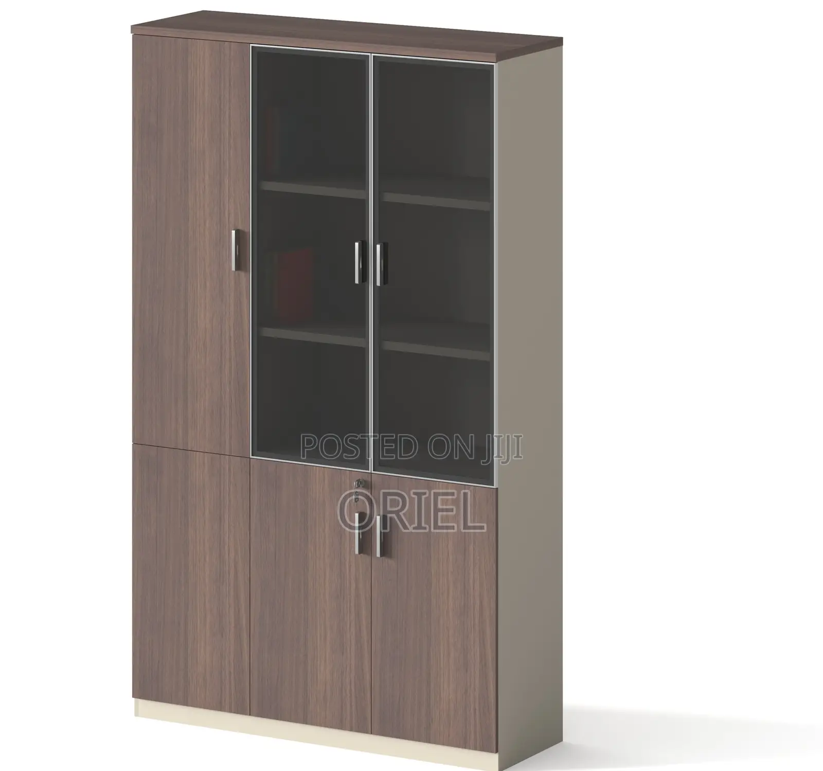 Modern Office Cabinet : Office 3-Door Wooden Filing Executive Cabinet