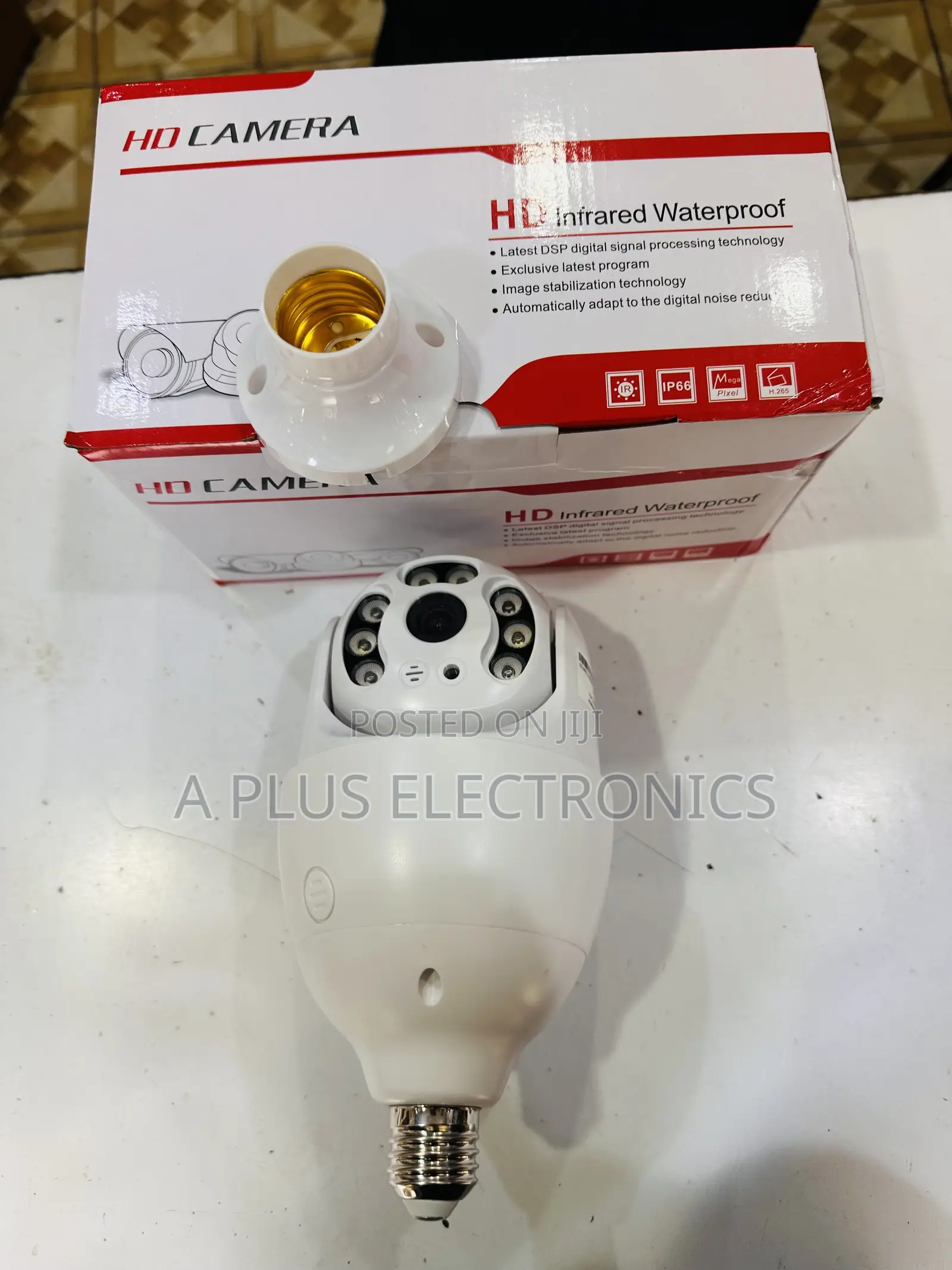 4g Camera Bulb Eq8 (Uses Simcard) – Hd 1080p Security Cam