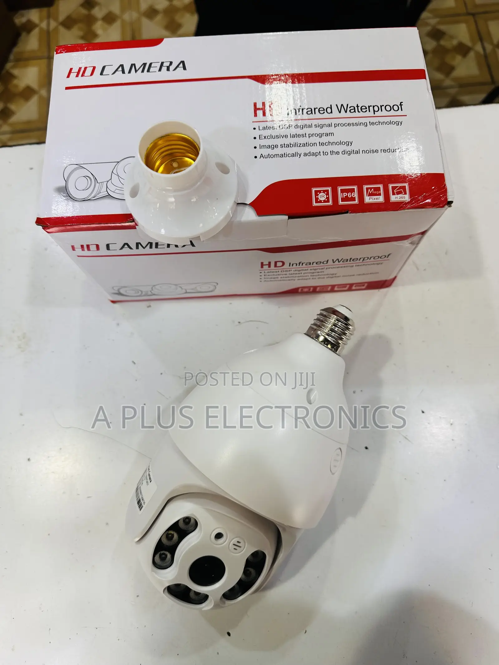 4g Camera Bulb Eq8 (Uses Simcard) – Hd 1080p Security Cam