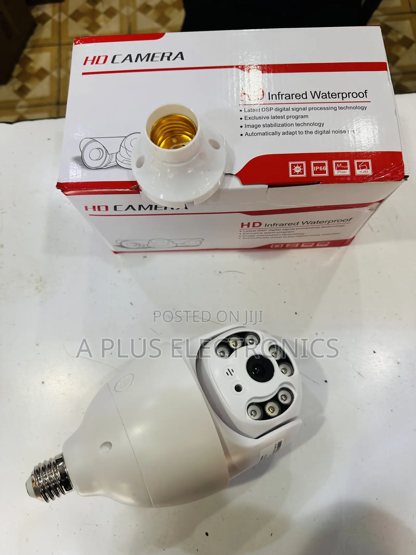 4g Camera Bulb Eq8 (Uses Simcard) – Hd 1080p Security Cam